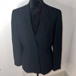 Ann Taylor black blazer suit jacket Sz 10